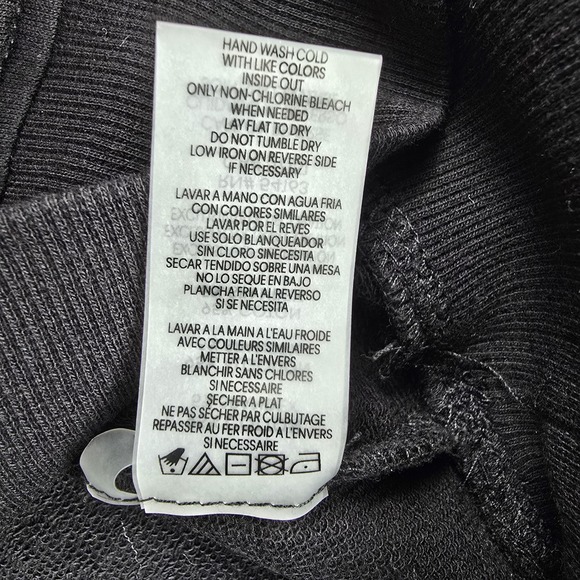 Karl Lagerfeld Paris Sweatshirt Women XL Black Eiffel Tower Paris Ruffle Graphic - Picture 13 of 13